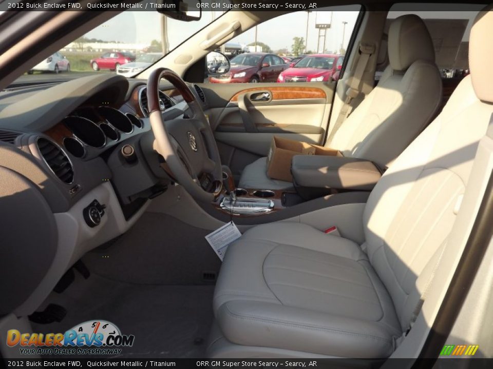2012 Buick Enclave FWD Quicksilver Metallic / Titanium Photo #11