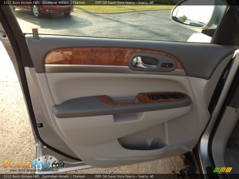 2012 Buick Enclave FWD Quicksilver Metallic / Titanium Photo #12