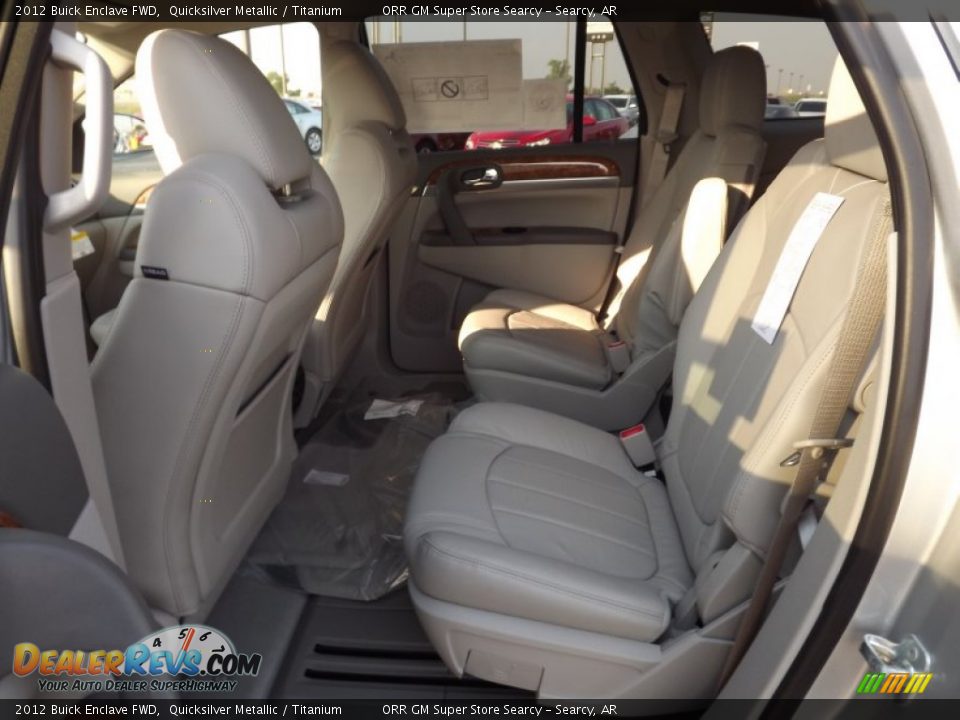 2012 Buick Enclave FWD Quicksilver Metallic / Titanium Photo #14