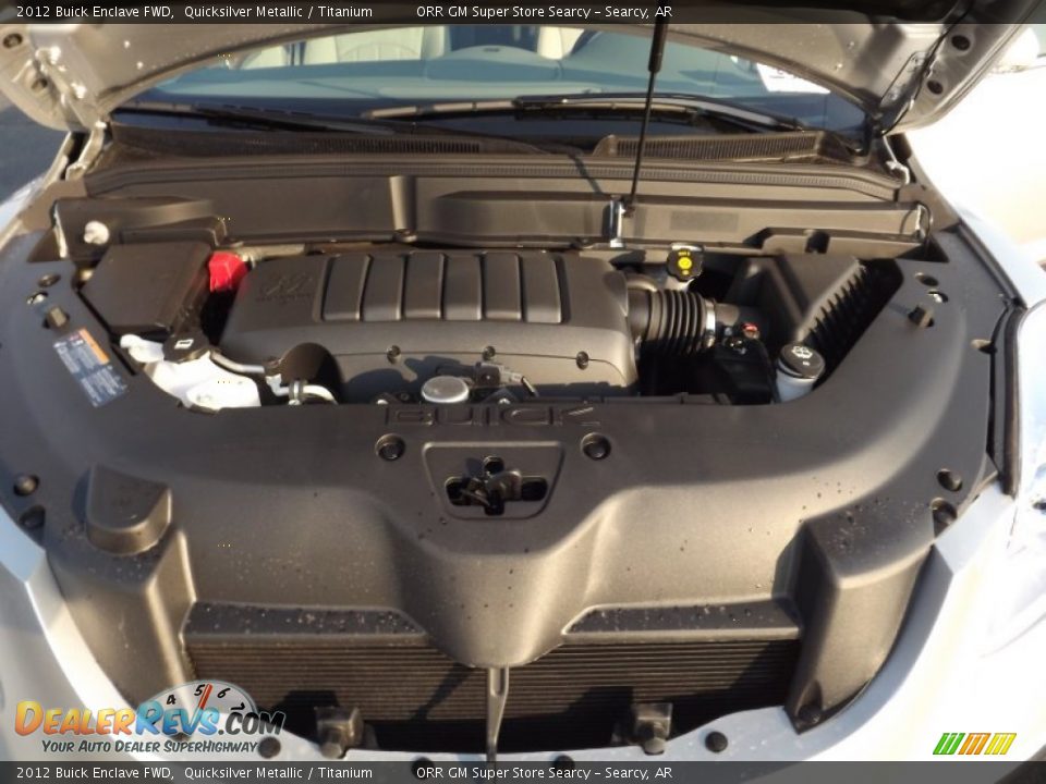 2012 Buick Enclave FWD Quicksilver Metallic / Titanium Photo #16