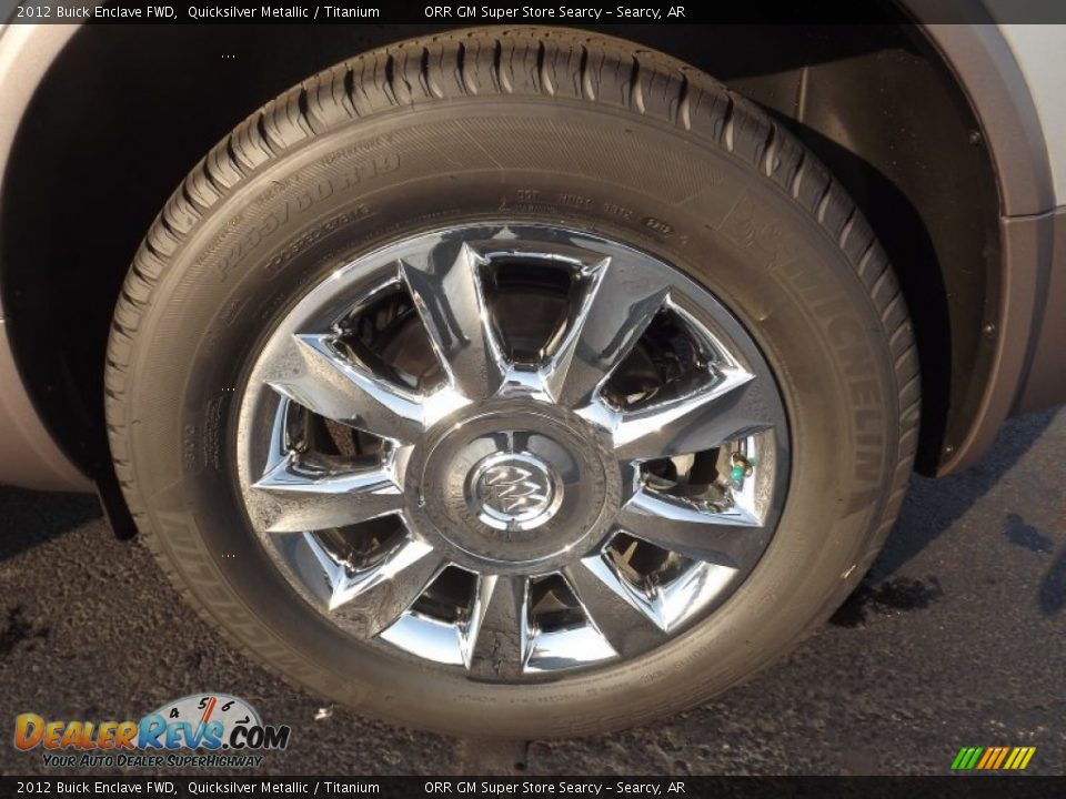 2012 Buick Enclave FWD Quicksilver Metallic / Titanium Photo #18