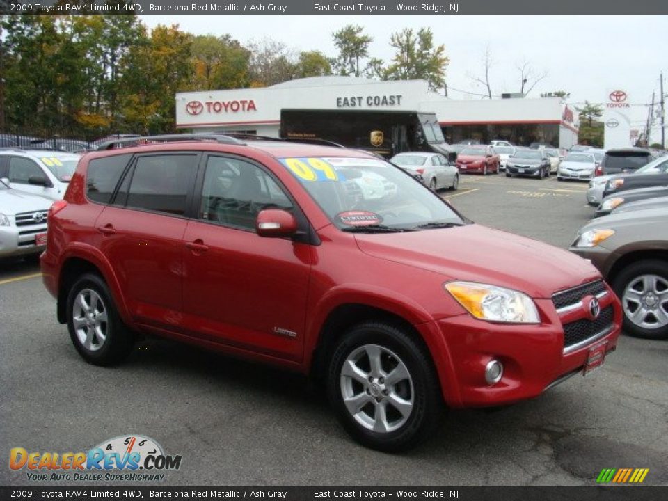 2009 Toyota RAV4 Limited 4WD Barcelona Red Metallic / Ash Gray Photo #1