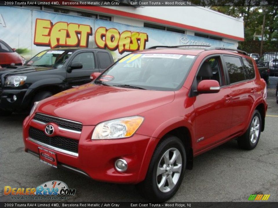 2009 Toyota RAV4 Limited 4WD Barcelona Red Metallic / Ash Gray Photo #3