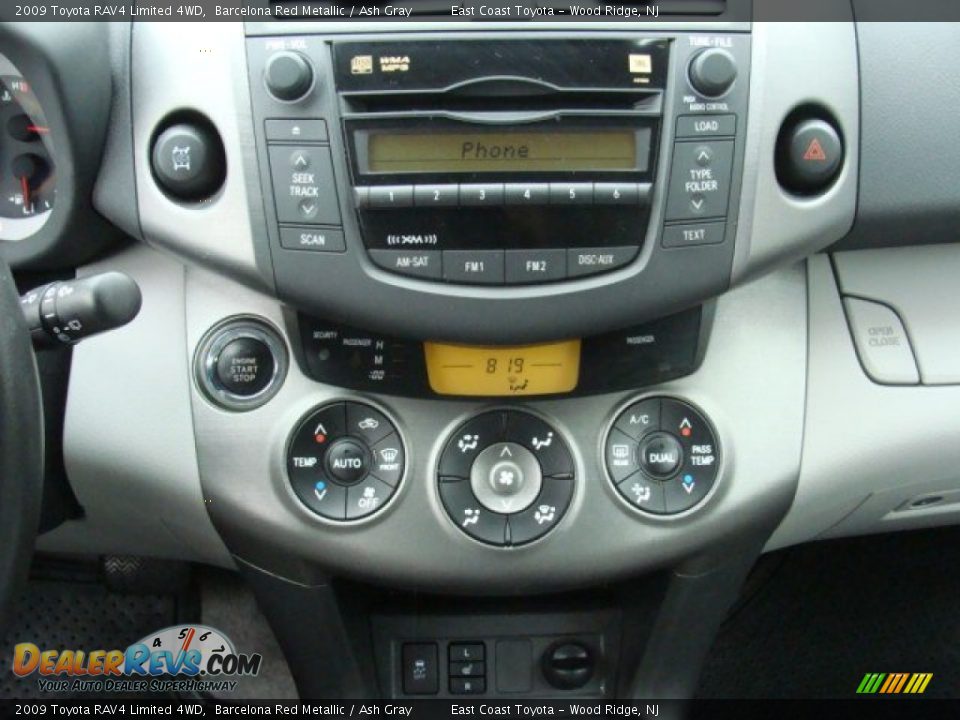 2009 Toyota RAV4 Limited 4WD Barcelona Red Metallic / Ash Gray Photo #11