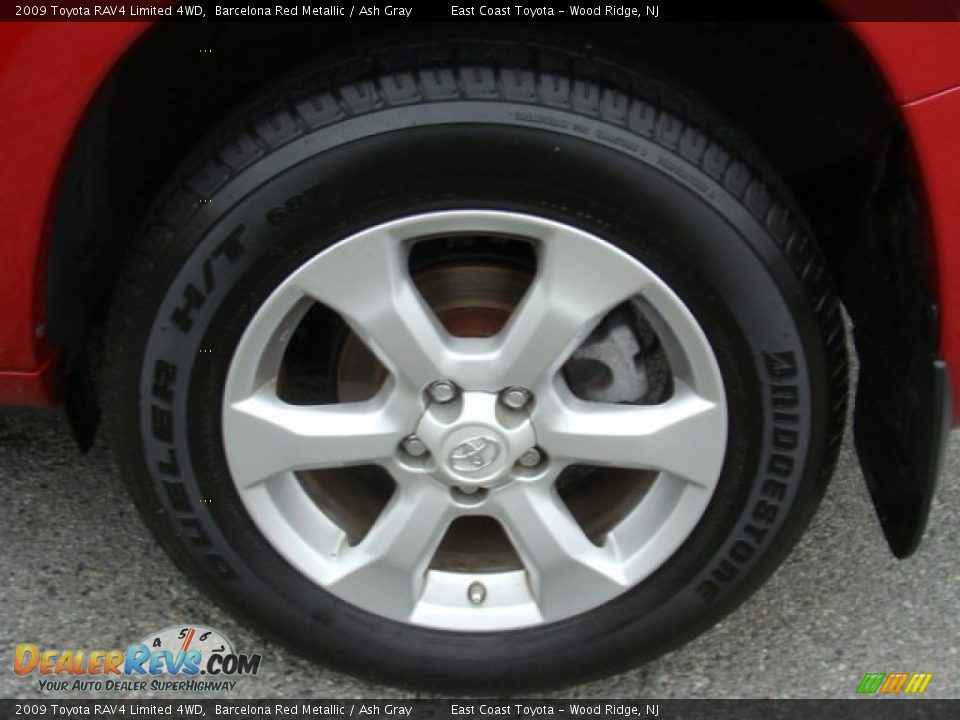2009 Toyota RAV4 Limited 4WD Barcelona Red Metallic / Ash Gray Photo #14