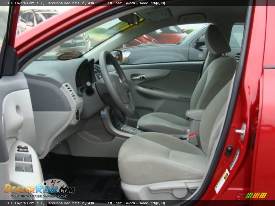 2010 Toyota Corolla LE Barcelona Red Metallic / Ash Photo #7