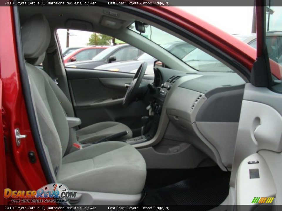 2010 Toyota Corolla LE Barcelona Red Metallic / Ash Photo #8