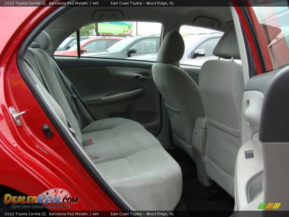 2010 Toyota Corolla LE Barcelona Red Metallic / Ash Photo #11