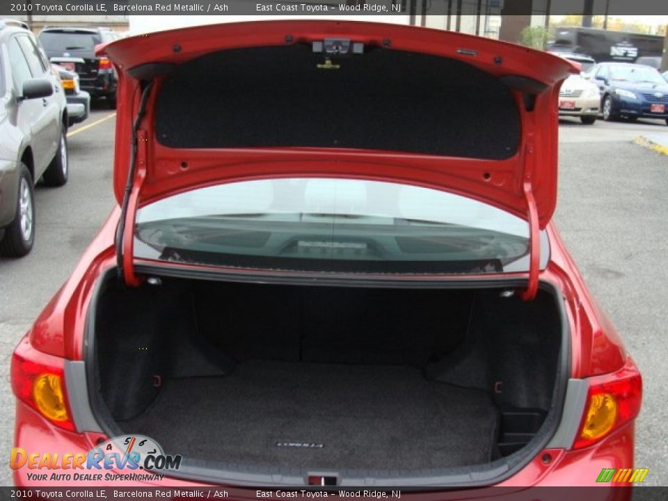 2010 Toyota Corolla LE Barcelona Red Metallic / Ash Photo #12