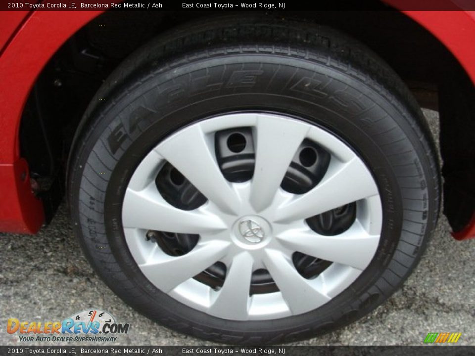 2010 Toyota Corolla LE Barcelona Red Metallic / Ash Photo #13