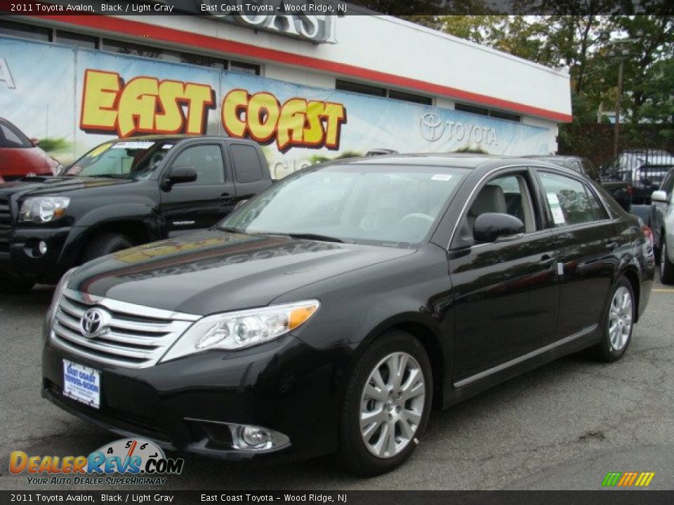 2011 Toyota Avalon Black / Light Gray Photo #3
