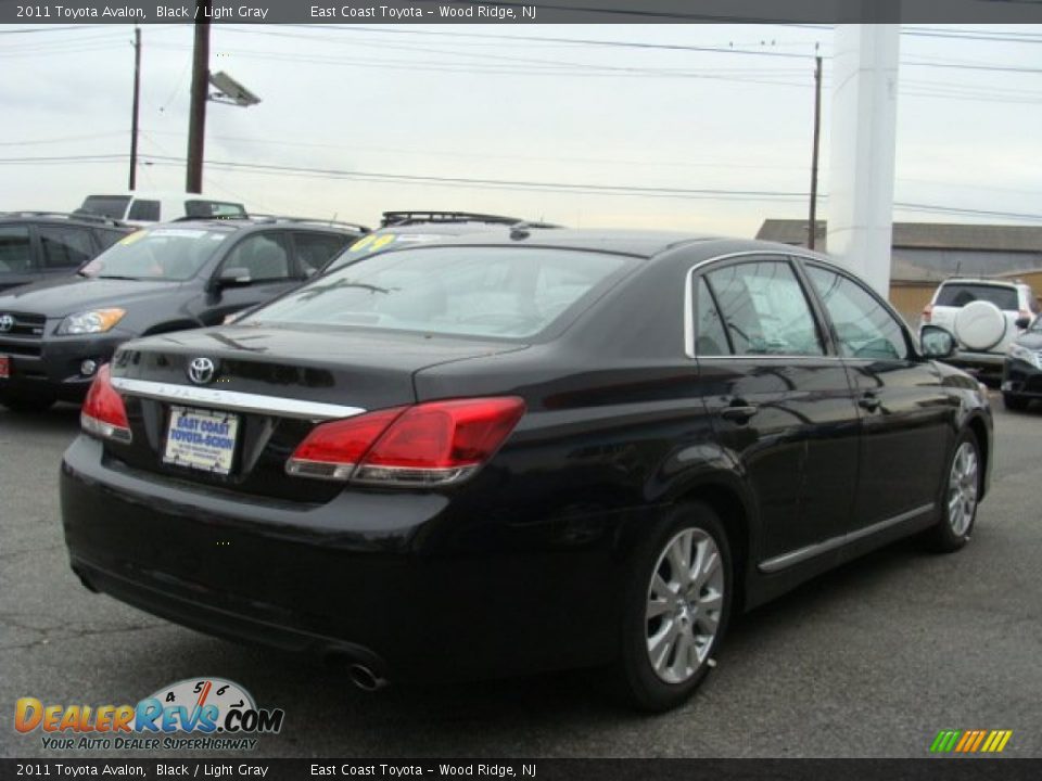 2011 Toyota Avalon Black / Light Gray Photo #4