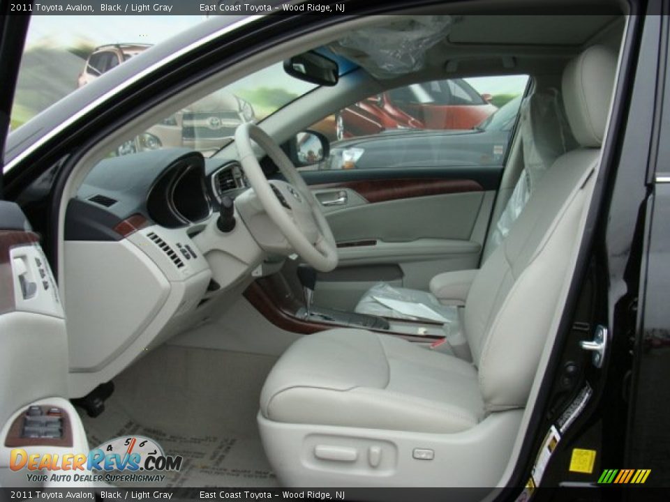 2011 Toyota Avalon Black / Light Gray Photo #7