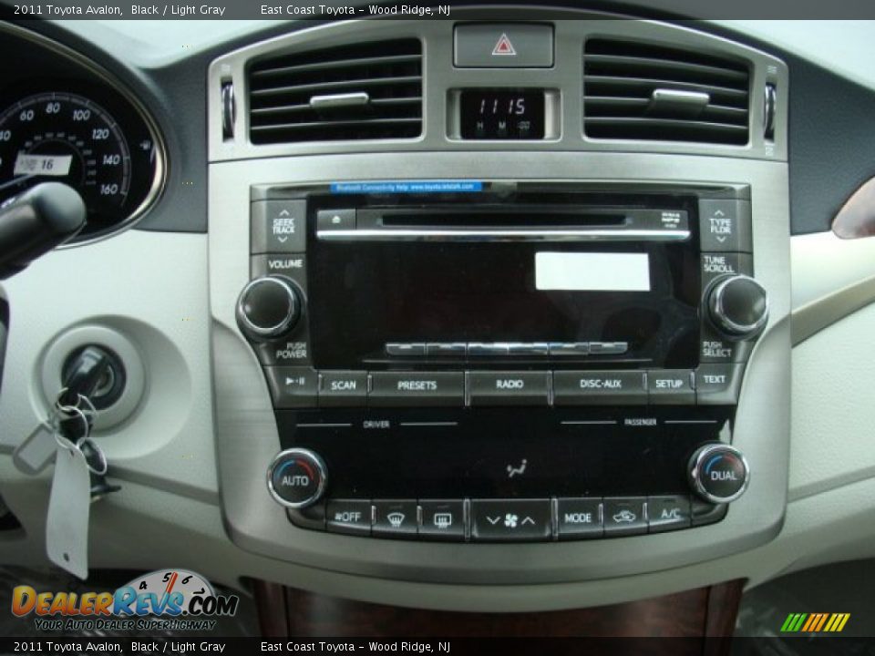 2011 Toyota Avalon Black / Light Gray Photo #10