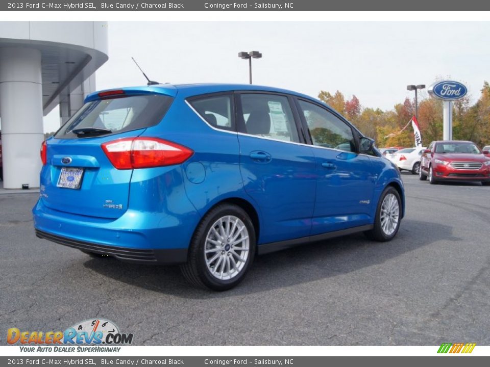 2013 Ford C-Max Hybrid SEL Blue Candy / Charcoal Black Photo #3