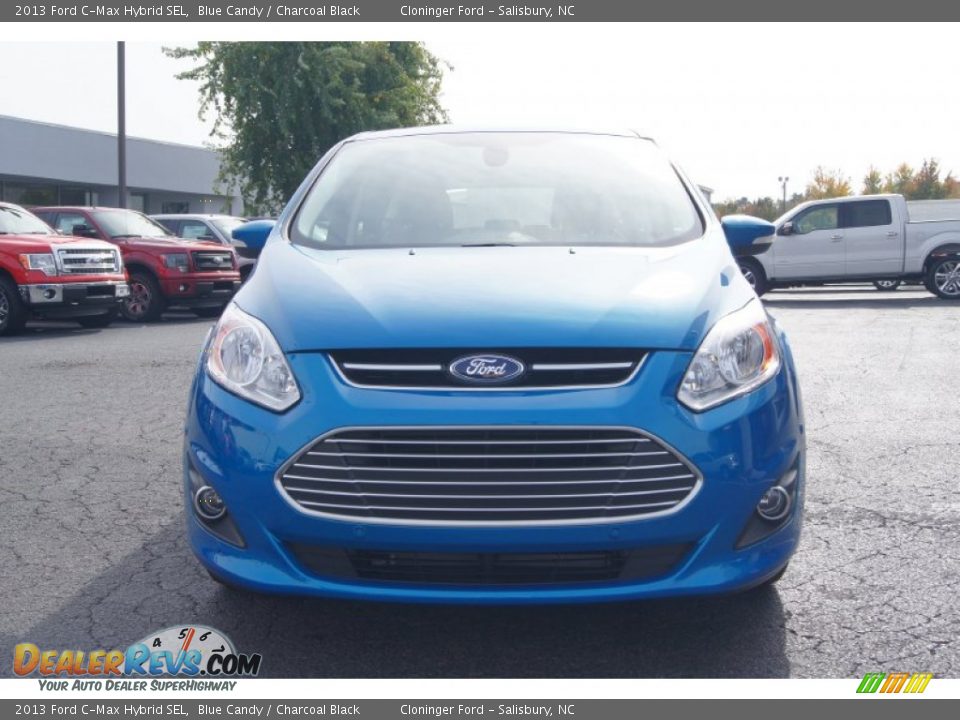 2013 Ford C-Max Hybrid SEL Blue Candy / Charcoal Black Photo #7