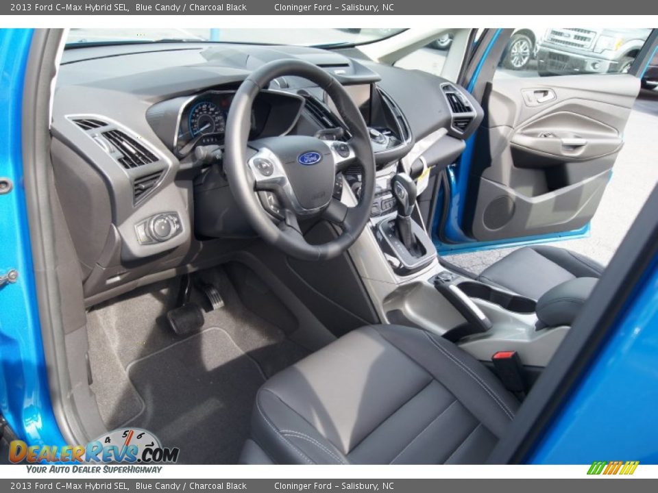 Charcoal Black Interior - 2013 Ford C-Max Hybrid SEL Photo #11