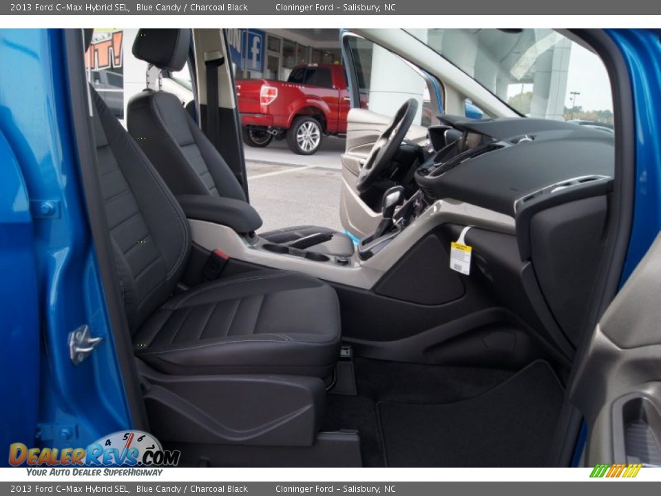 2013 Ford C-Max Hybrid SEL Blue Candy / Charcoal Black Photo #18