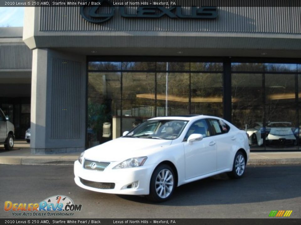 2010 Lexus IS 250 AWD Starfire White Pearl / Black Photo #1