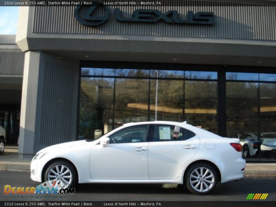 2010 Lexus IS 250 AWD Starfire White Pearl / Black Photo #2