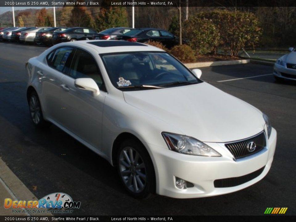 2010 Lexus IS 250 AWD Starfire White Pearl / Black Photo #4