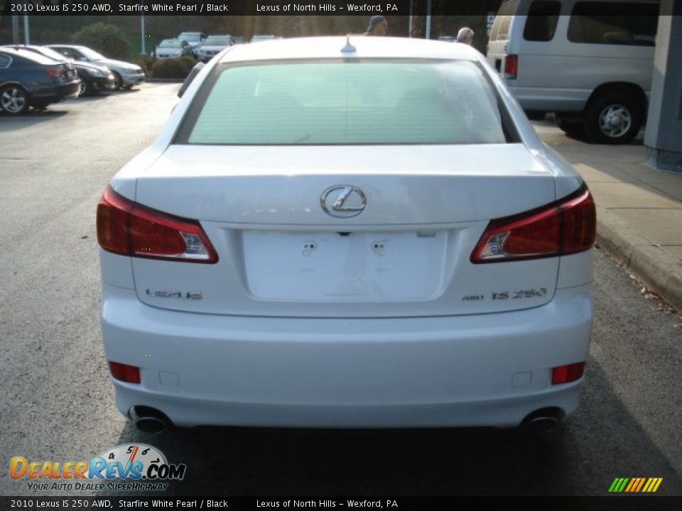 2010 Lexus IS 250 AWD Starfire White Pearl / Black Photo #6