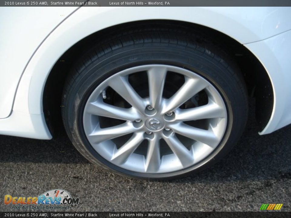 2010 Lexus IS 250 AWD Starfire White Pearl / Black Photo #8
