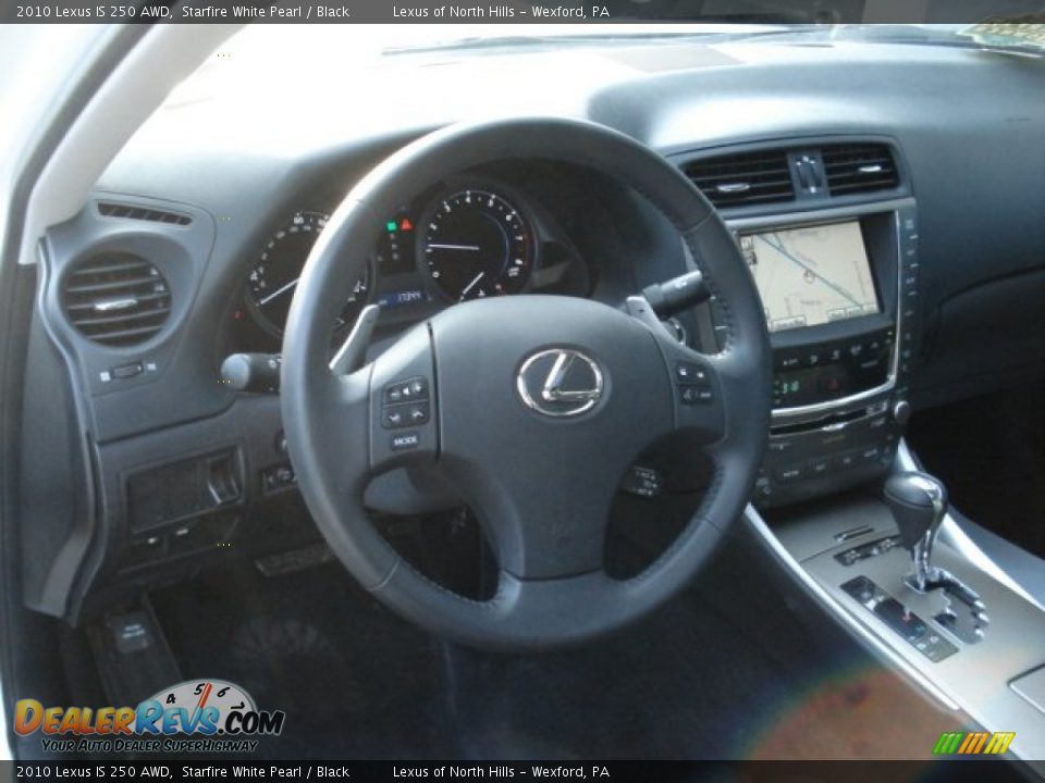 2010 Lexus IS 250 AWD Starfire White Pearl / Black Photo #9
