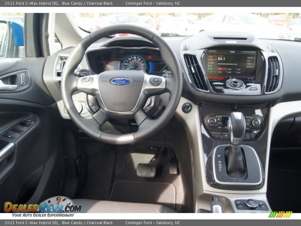 2013 Ford C-Max Hybrid SEL Steering Wheel Photo #30