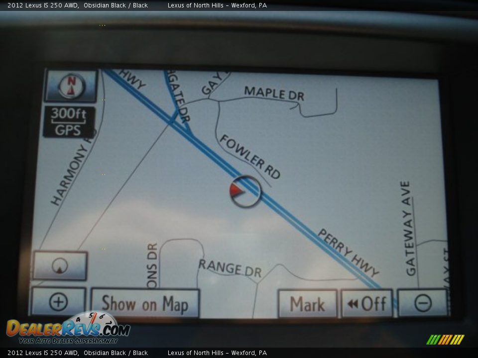2012 Lexus IS 250 AWD Obsidian Black / Black Photo #14