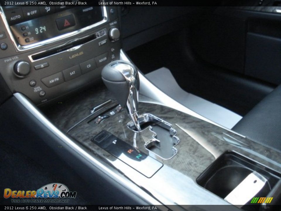 2012 Lexus IS 250 AWD Obsidian Black / Black Photo #16