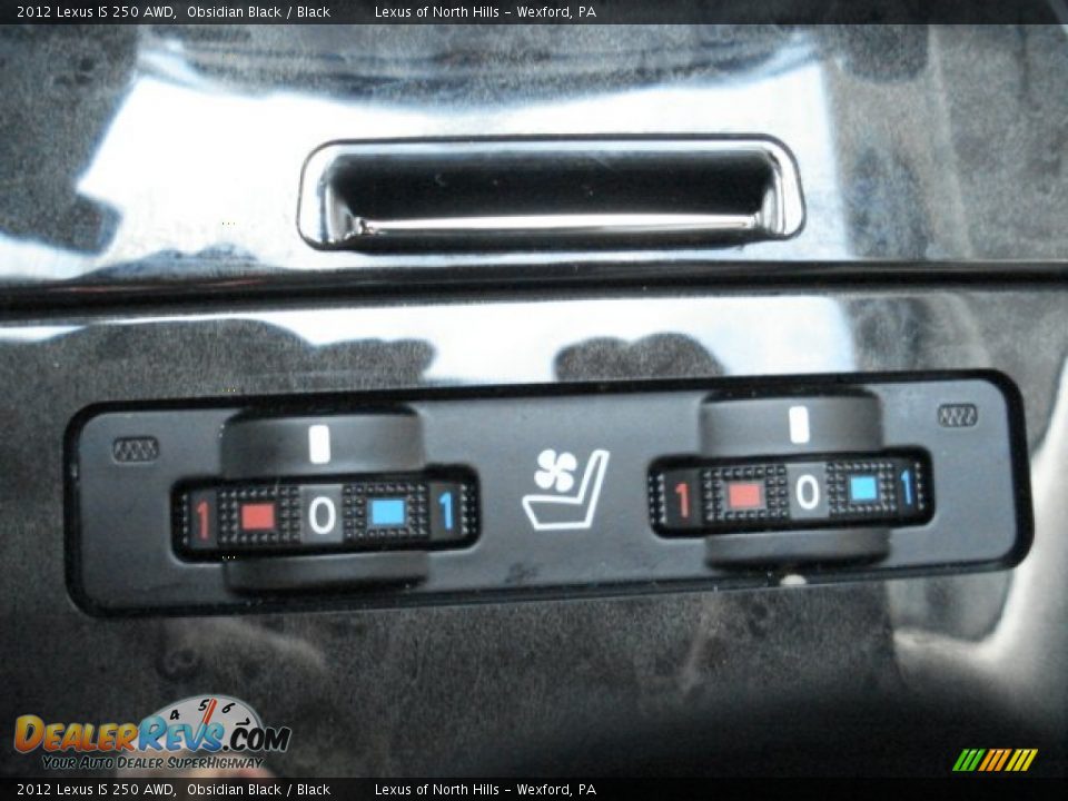 2012 Lexus IS 250 AWD Obsidian Black / Black Photo #17