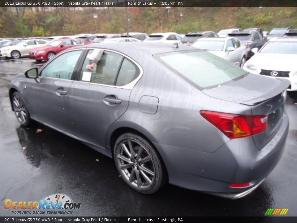 2013 Lexus GS 350 AWD F Sport Nebula Gray Pearl / Flaxen Photo #2