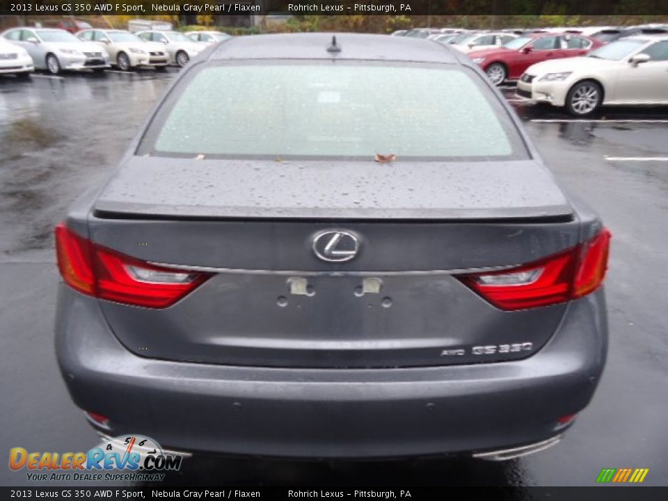 2013 Lexus GS 350 AWD F Sport Nebula Gray Pearl / Flaxen Photo #3