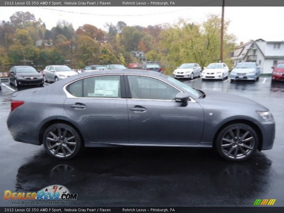2013 Lexus GS 350 AWD F Sport Nebula Gray Pearl / Flaxen Photo #5