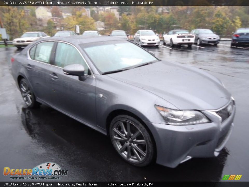 2013 Lexus GS 350 AWD F Sport Nebula Gray Pearl / Flaxen Photo #6
