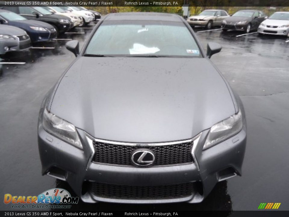 2013 Lexus GS 350 AWD F Sport Nebula Gray Pearl / Flaxen Photo #7