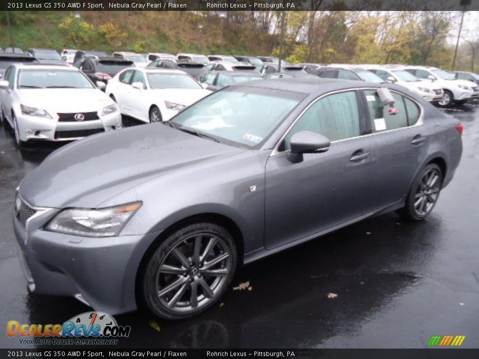 2013 Lexus GS 350 AWD F Sport Nebula Gray Pearl / Flaxen Photo #8