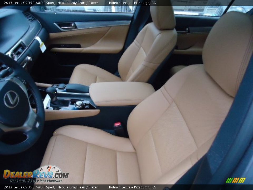2013 Lexus GS 350 AWD F Sport Nebula Gray Pearl / Flaxen Photo #10