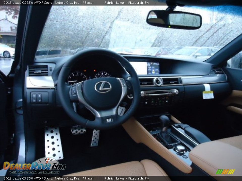 2013 Lexus GS 350 AWD F Sport Nebula Gray Pearl / Flaxen Photo #12