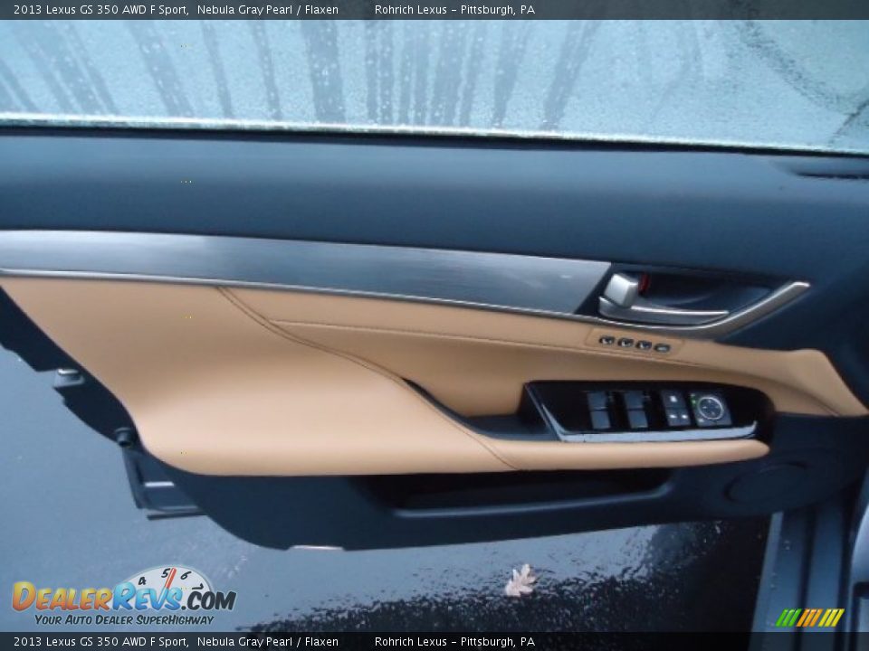 2013 Lexus GS 350 AWD F Sport Nebula Gray Pearl / Flaxen Photo #14