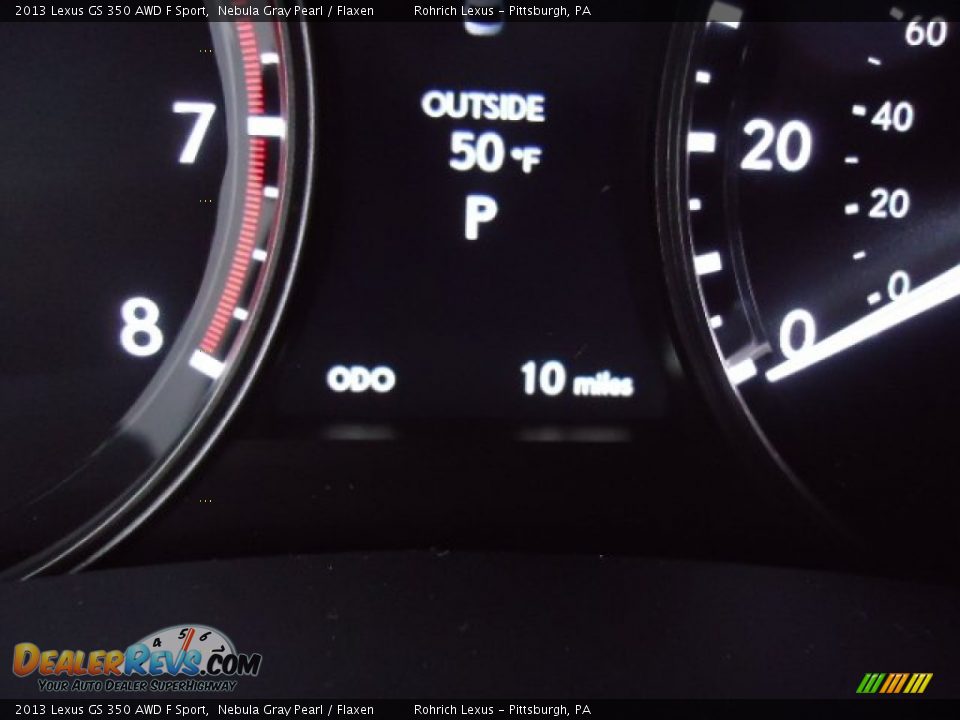 2013 Lexus GS 350 AWD F Sport Nebula Gray Pearl / Flaxen Photo #20
