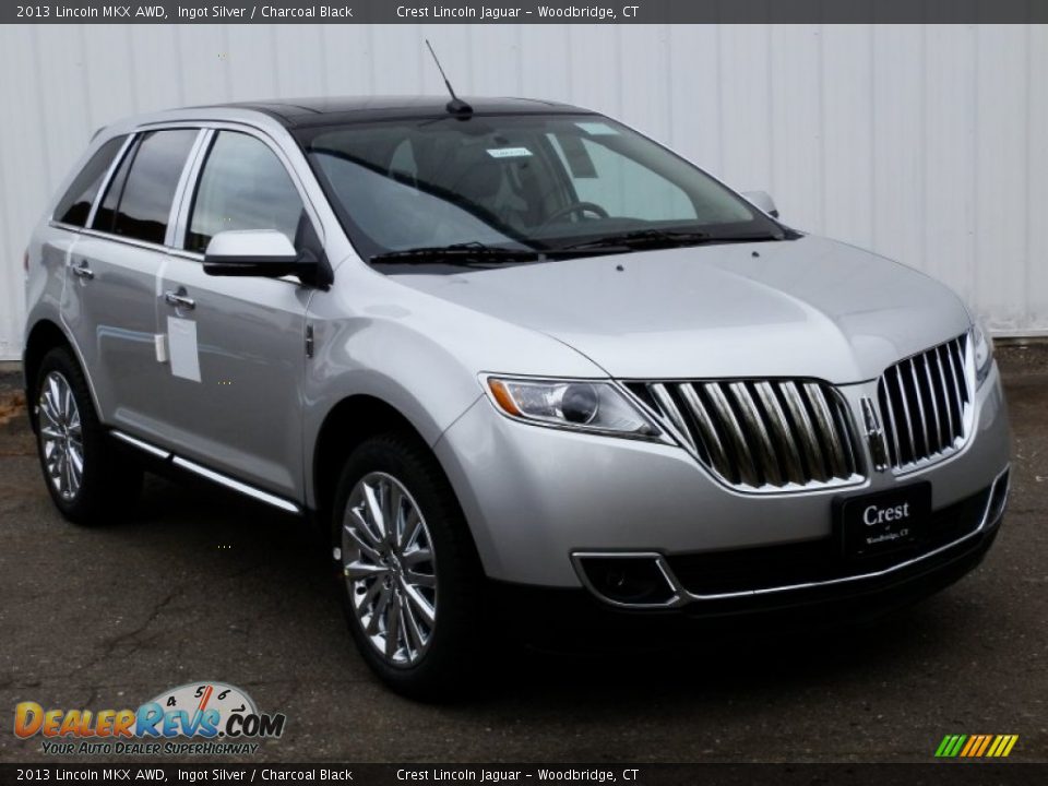 2013 Lincoln MKX AWD Ingot Silver / Charcoal Black Photo #3