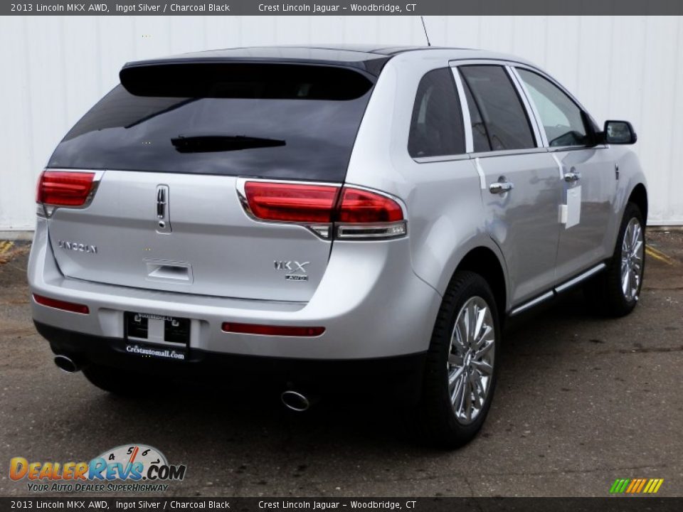 2013 Lincoln MKX AWD Ingot Silver / Charcoal Black Photo #4