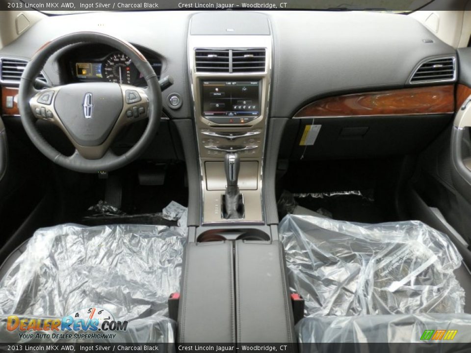 2013 Lincoln MKX AWD Ingot Silver / Charcoal Black Photo #10
