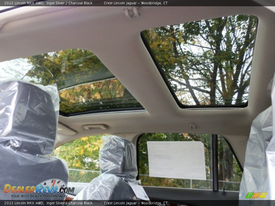 2013 Lincoln MKX AWD Ingot Silver / Charcoal Black Photo #11