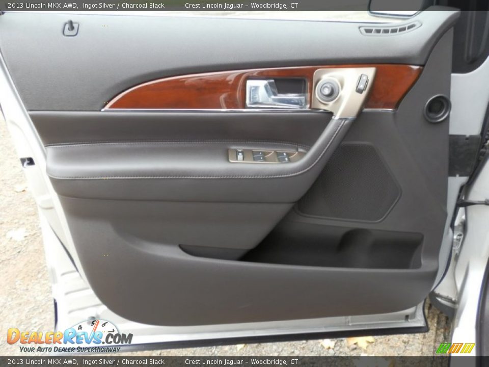 2013 Lincoln MKX AWD Ingot Silver / Charcoal Black Photo #13