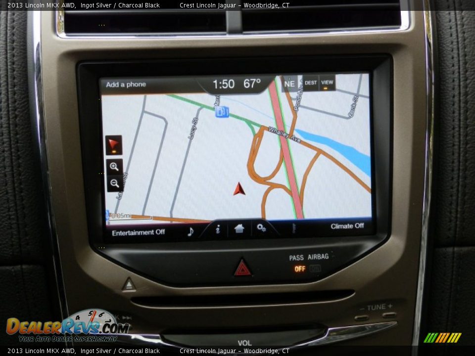 2013 Lincoln MKX AWD Ingot Silver / Charcoal Black Photo #15