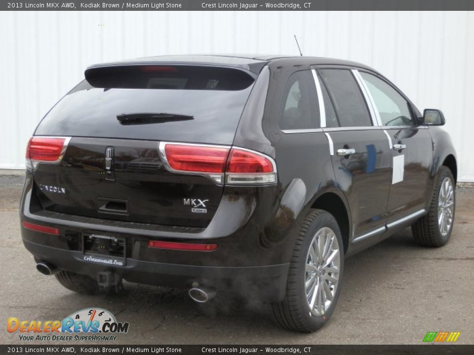 2013 Lincoln MKX AWD Kodiak Brown / Medium Light Stone Photo #4