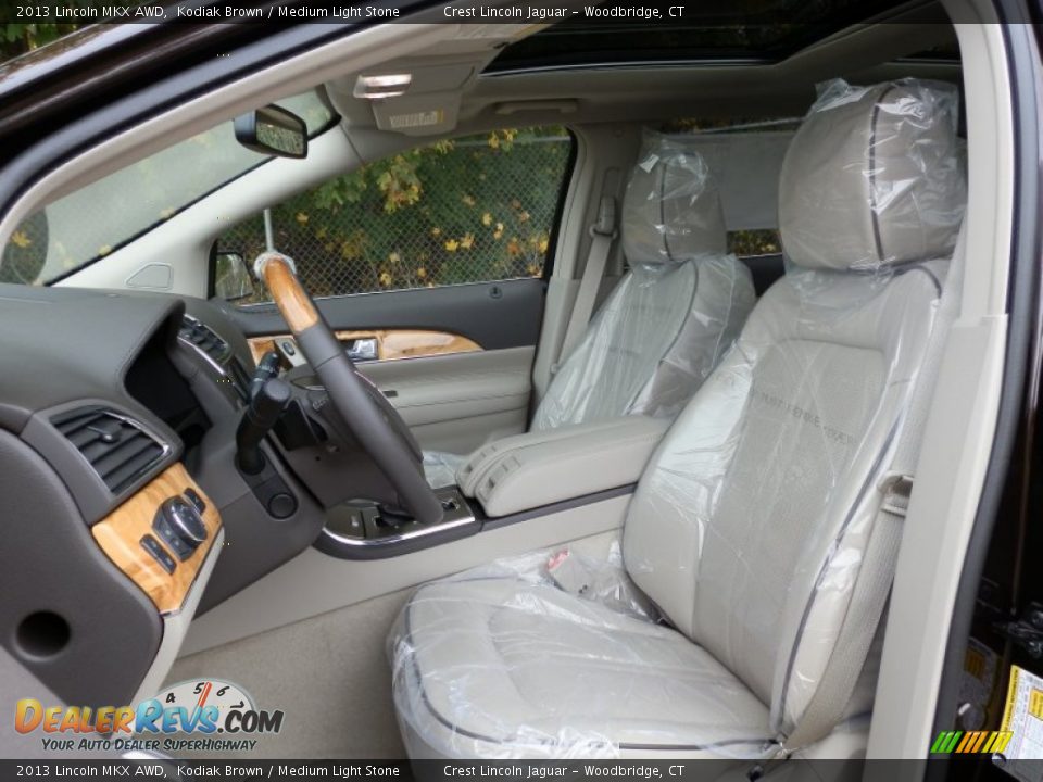 2013 Lincoln MKX AWD Kodiak Brown / Medium Light Stone Photo #8